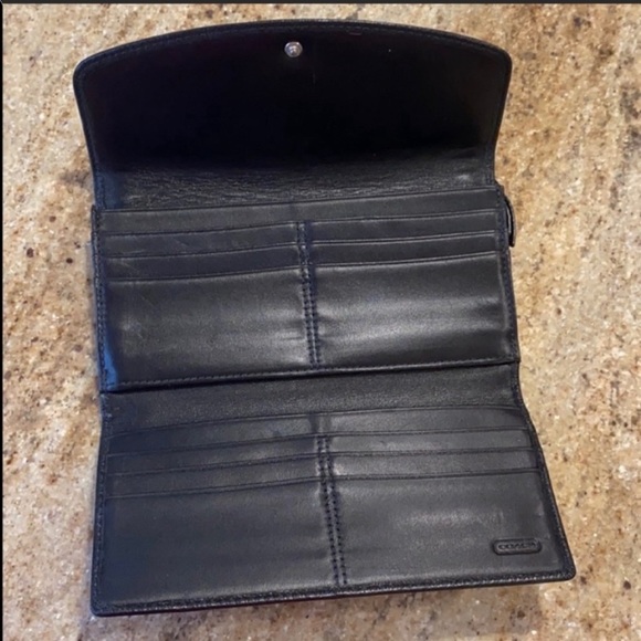 COACH LEATHER WALLET - Picture 3 of 4